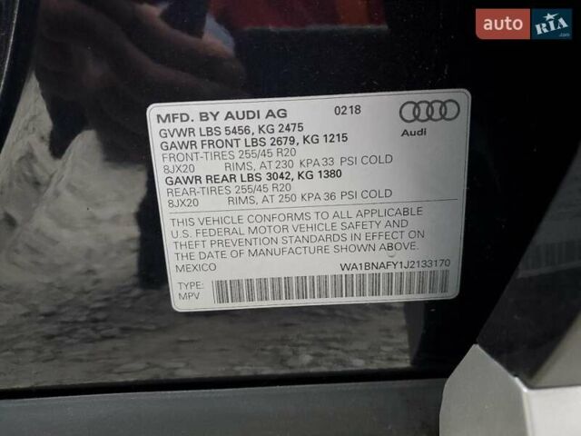 Чорний Ауді Ку 5, об'ємом двигуна 1.98 л та пробігом 52 тис. км за 8000 $, фото 13 на Automoto.ua