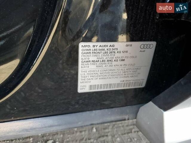 Чорний Ауді Ку 5, об'ємом двигуна 2 л та пробігом 75 тис. км за 7600 $, фото 11 на Automoto.ua