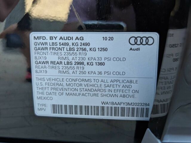 Черный Ауди Ку 5, объемом двигателя 2 л и пробегом 142 тыс. км за 30950 $, фото 20 на Automoto.ua