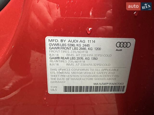 Красный Ауди Ку 5, объемом двигателя 2 л и пробегом 190 тыс. км за 15900 $, фото 87 на Automoto.ua