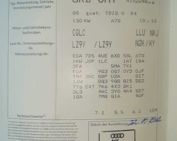 Ауди Ку 5, объемом двигателя 1.97 л и пробегом 170 тыс. км за 17900 $, фото 2 на Automoto.ua