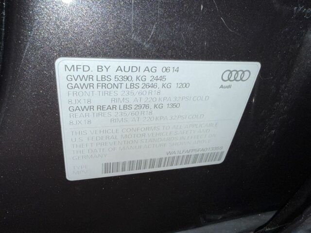 Сірий Ауді Ку 5, об'ємом двигуна 2 л та пробігом 332 тис. км за 13800 $, фото 9 на Automoto.ua