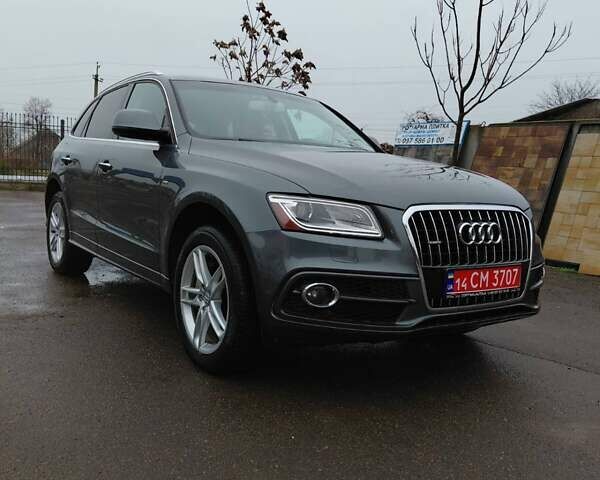 Серый Ауди Ку 5, объемом двигателя 3 л и пробегом 215 тыс. км за 16750 $, фото 1 на Automoto.ua