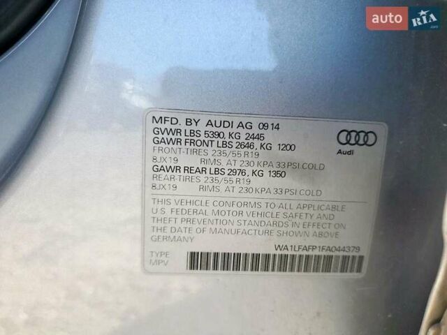 Ауді Ку 5 2015 у Львові на Automoto.ua Сірий Ауді Ку 5, об'ємом двигуна 1.98 л та пробігом 78 тис. км за 2300 $, фото 11 на Automoto.ua