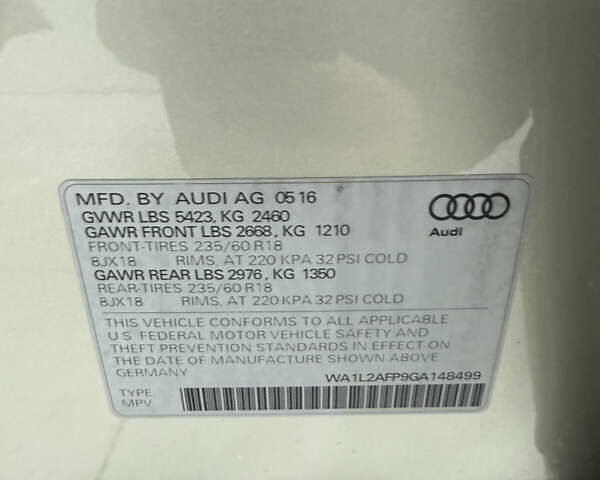 Серый Ауди Ку 5, объемом двигателя 1.98 л и пробегом 265 тыс. км за 15800 $, фото 38 на Automoto.ua