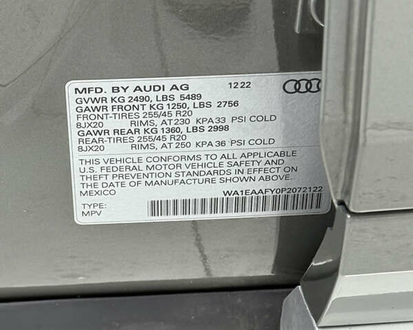 Серый Ауди Ку 5, объемом двигателя 1.98 л и пробегом 39 тыс. км за 44900 $, фото 31 на Automoto.ua