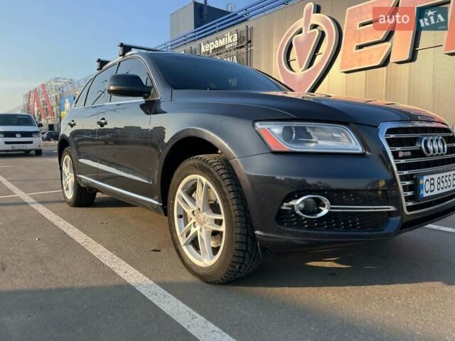 Синий Ауди Ку 5, объемом двигателя 3 л и пробегом 215 тыс. км за 18700 $, фото 1 на Automoto.ua