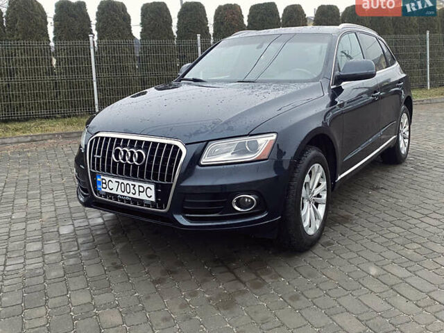 Синий Ауди Ку 5, объемом двигателя 2 л и пробегом 245 тыс. км за 17100 $, фото 1 на Automoto.ua