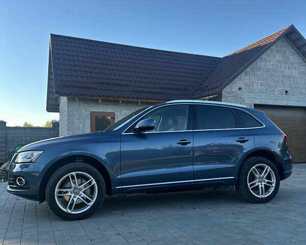 Синий Ауди Ку 5, объемом двигателя 2 л и пробегом 218 тыс. км за 13950 $, фото 1 на Automoto.ua
