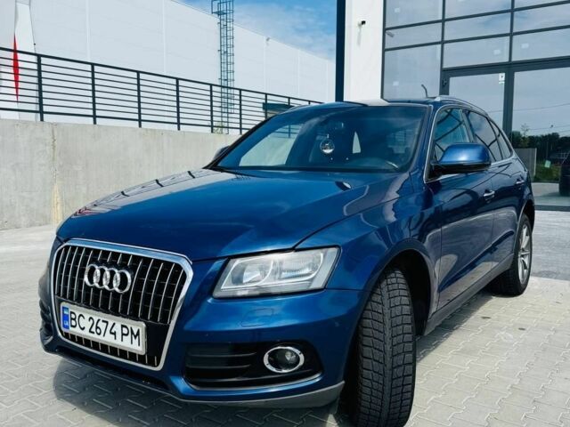 Синий Ауди Ку 5, объемом двигателя 2 л и пробегом 215 тыс. км за 17000 $, фото 1 на Automoto.ua