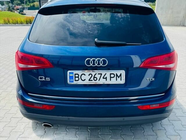 Синий Ауди Ку 5, объемом двигателя 2 л и пробегом 215 тыс. км за 17000 $, фото 3 на Automoto.ua
