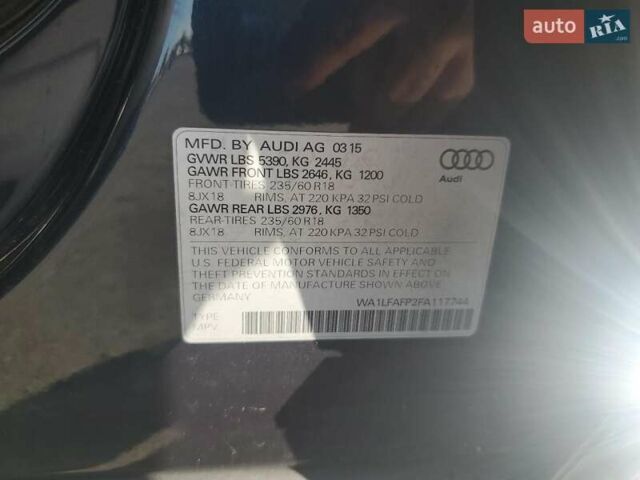 Синий Ауди Ку 5, объемом двигателя 1.98 л и пробегом 78 тыс. км за 2500 $, фото 13 на Automoto.ua