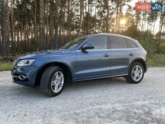 Синий Ауди Ку 5, объемом двигателя 3 л и пробегом 117 тыс. км за 21490 $, фото 1 на Automoto.ua