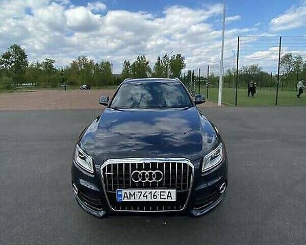 Синий Ауди Ку 5, объемом двигателя 1.98 л и пробегом 103 тыс. км за 17100 $, фото 2 на Automoto.ua