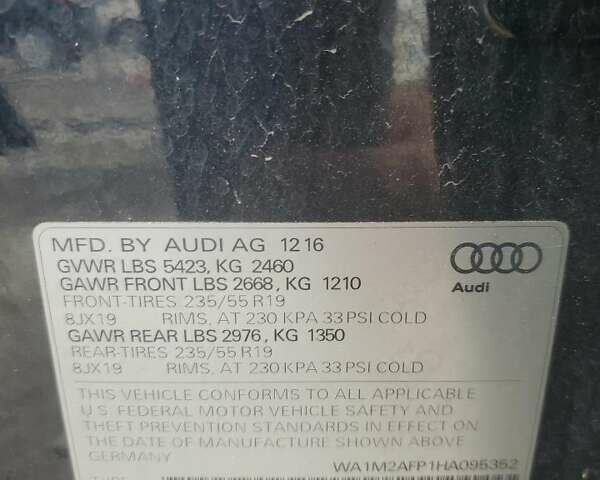 Ауди Ку 5 2016 в Виннице на Automoto.ua Синий Ауди Ку 5, объемом двигателя 2 л и пробегом 187 тыс. км за 3700 $, фото 12 на Automoto.ua