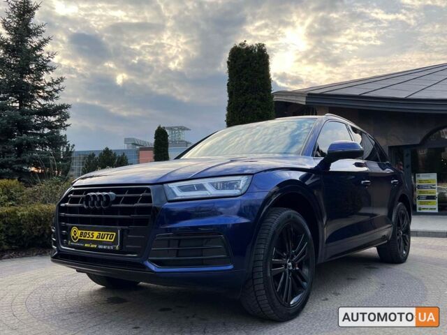 Синий Ауди Ку 5, объемом двигателя 2 л и пробегом 104 тыс. км за 30400 $, фото 2 на Automoto.ua