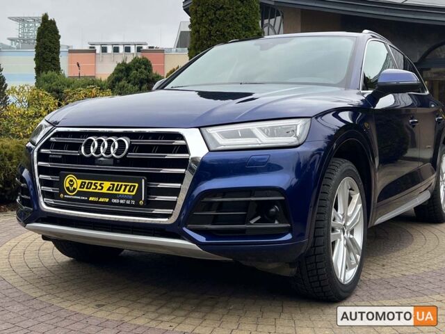 Синий Ауди Ку 5, объемом двигателя 2 л и пробегом 81 тыс. км за 33600 $, фото 2 на Automoto.ua