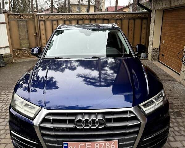 Синій Ауді Ку 5, об'ємом двигуна 2 л та пробігом 125 тис. км за 23500 $, фото 7 на Automoto.ua