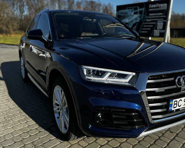 Синий Ауди Ку 5, объемом двигателя 1.98 л и пробегом 92 тыс. км за 32500 $, фото 3 на Automoto.ua