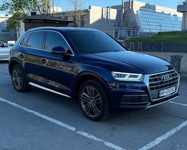 Синий Ауди Ку 5, объемом двигателя 1.98 л и пробегом 74 тыс. км за 23400 $, фото 2 на Automoto.ua