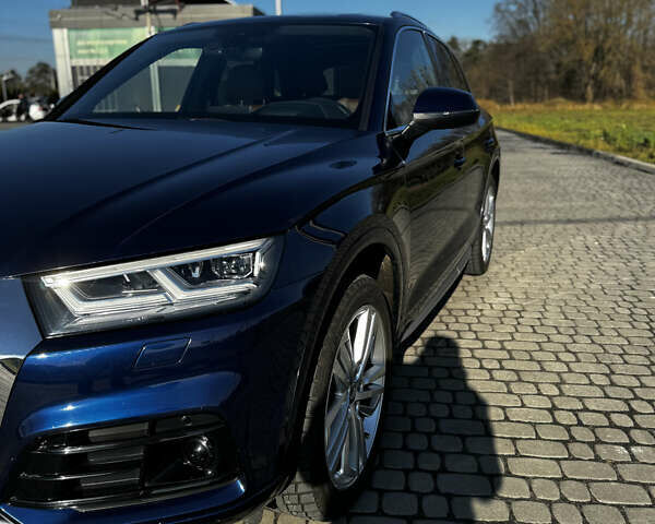 Синий Ауди Ку 5, объемом двигателя 1.98 л и пробегом 92 тыс. км за 32500 $, фото 4 на Automoto.ua