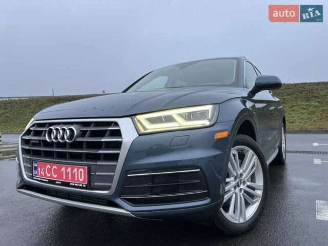 Синий Ауди Ку 5, объемом двигателя 1.98 л и пробегом 61 тыс. км за 29900 $, фото 1 на Automoto.ua