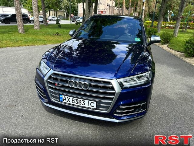Синий Ауди Ку 5, объемом двигателя 3 л и пробегом 24 тыс. км за 39500 $, фото 1 на Automoto.ua