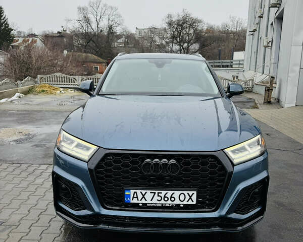 Синий Ауди Ку 5, объемом двигателя 2 л и пробегом 35 тыс. км за 30700 $, фото 6 на Automoto.ua