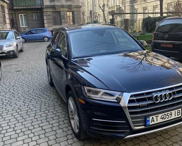 Синий Ауди Ку 5, объемом двигателя 1.98 л и пробегом 53 тыс. км за 28000 $, фото 5 на Automoto.ua