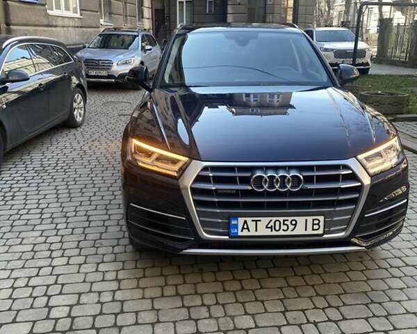 Синий Ауди Ку 5, объемом двигателя 1.98 л и пробегом 53 тыс. км за 28000 $, фото 1 на Automoto.ua