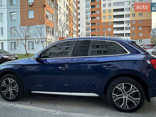 Синий Ауди Ку 5, объемом двигателя 1.98 л и пробегом 105 тыс. км за 21000 $, фото 1 на Automoto.ua