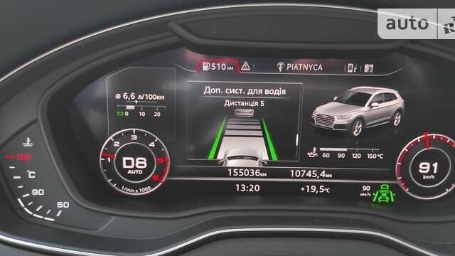 Синій Ауді Ку 5, об'ємом двигуна 3 л та пробігом 159 тис. км за 42800 $, фото 4 на Automoto.ua