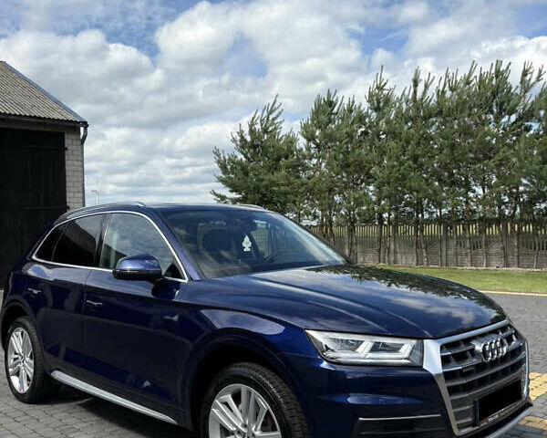 Синий Ауди Ку 5, объемом двигателя 2 л и пробегом 97 тыс. км за 29000 $, фото 1 на Automoto.ua