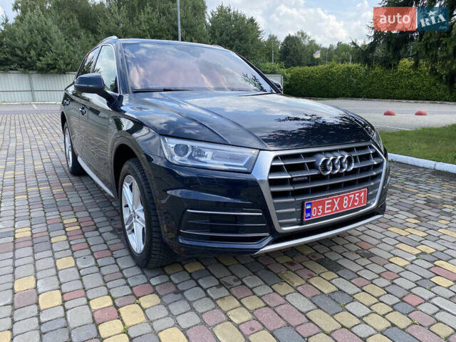 Синий Ауди Ку 5, объемом двигателя 2 л и пробегом 221 тыс. км за 25999 $, фото 2 на Automoto.ua
