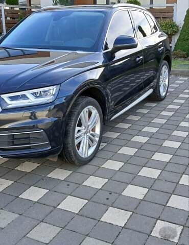 Ауді Ку 5 2019 у Стрые на Automoto.ua Синій Ауді Ку 5, об'ємом двигуна 1.98 л та пробігом 71 тис. км за 28400 $, фото 5 на Automoto.ua