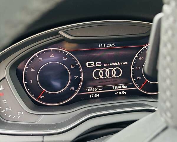 Синий Ауди Ку 5, объемом двигателя 1.98 л и пробегом 109 тыс. км за 28800 $, фото 12 на Automoto.ua