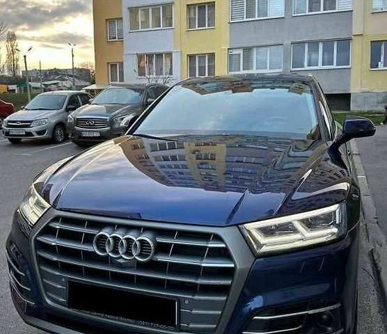 Синий Ауди Ку 5, объемом двигателя 2 л и пробегом 105 тыс. км за 19000 $, фото 1 на Automoto.ua