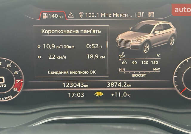 Синий Ауди Ку 5, объемом двигателя 1.98 л и пробегом 123 тыс. км за 24900 $, фото 16 на Automoto.ua