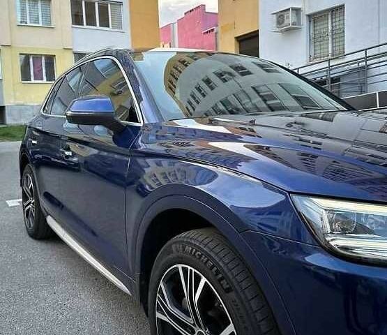 Синий Ауди Ку 5, объемом двигателя 2 л и пробегом 105 тыс. км за 19000 $, фото 2 на Automoto.ua