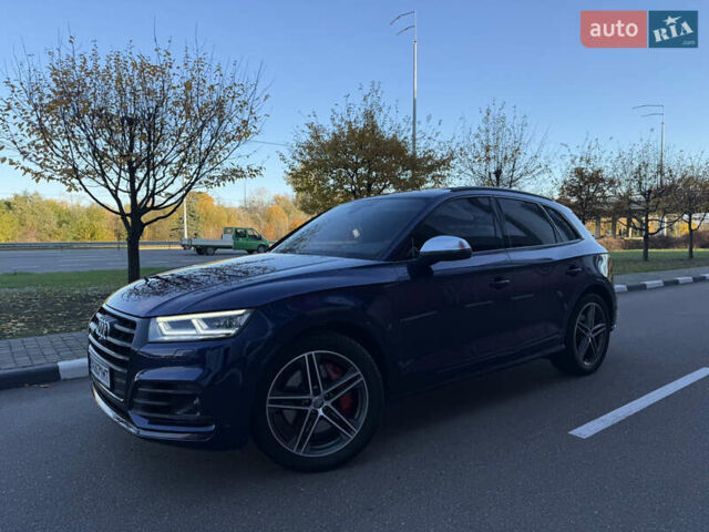 Синий Ауди Ку 5, объемом двигателя 3 л и пробегом 42 тыс. км за 53999 $, фото 5 на Automoto.ua