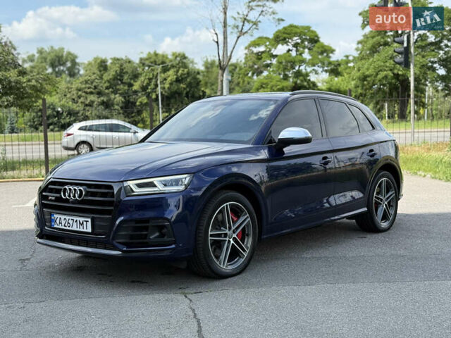 Синий Ауди Ку 5, объемом двигателя 3 л и пробегом 42 тыс. км за 54800 $, фото 1 на Automoto.ua
