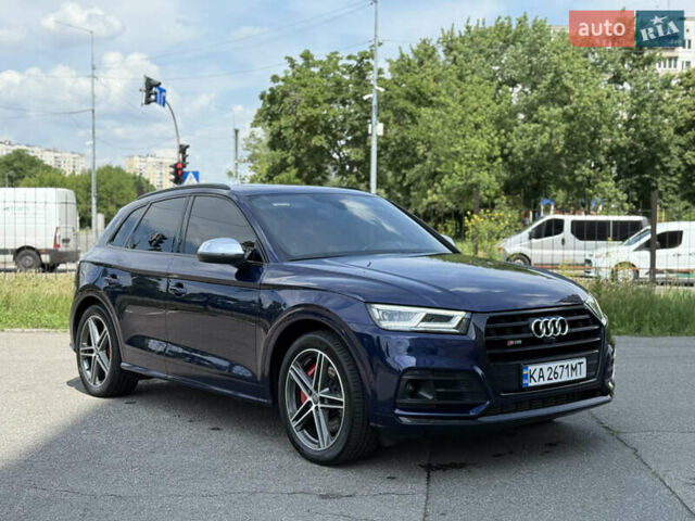 Синий Ауди Ку 5, объемом двигателя 3 л и пробегом 42 тыс. км за 54800 $, фото 3 на Automoto.ua