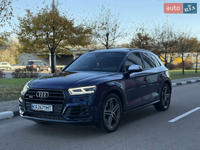 Синий Ауди Ку 5, объемом двигателя 3 л и пробегом 42 тыс. км за 53999 $, фото 1 на Automoto.ua