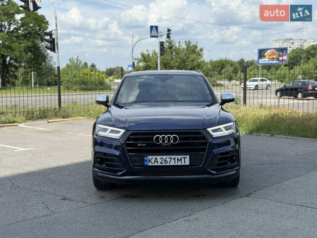 Синий Ауди Ку 5, объемом двигателя 3 л и пробегом 42 тыс. км за 54800 $, фото 2 на Automoto.ua