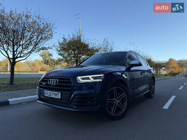 Синий Ауди Ку 5, объемом двигателя 3 л и пробегом 42 тыс. км за 53999 $, фото 4 на Automoto.ua