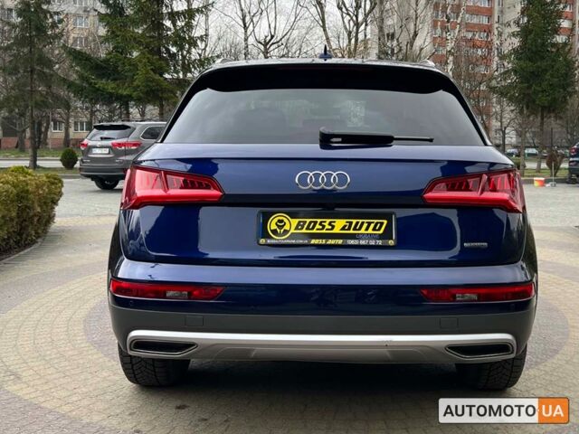 Синий Ауди Ку 5, объемом двигателя 2 л и пробегом 63 тыс. км за 42300 $, фото 5 на Automoto.ua
