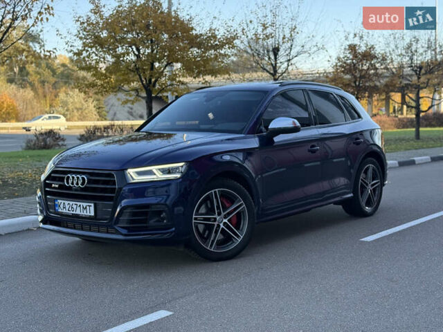 Синий Ауди Ку 5, объемом двигателя 3 л и пробегом 42 тыс. км за 53999 $, фото 3 на Automoto.ua