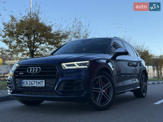 Синий Ауди Ку 5, объемом двигателя 3 л и пробегом 42 тыс. км за 53999 $, фото 2 на Automoto.ua