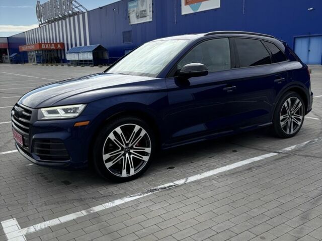 Синий Ауди Ку 5, объемом двигателя 3 л и пробегом 123 тыс. км за 31000 $, фото 6 на Automoto.ua