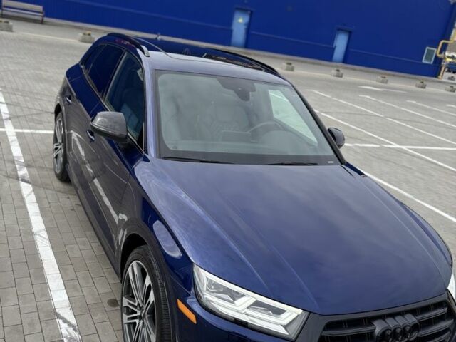 Синий Ауди Ку 5, объемом двигателя 3 л и пробегом 123 тыс. км за 31000 $, фото 1 на Automoto.ua